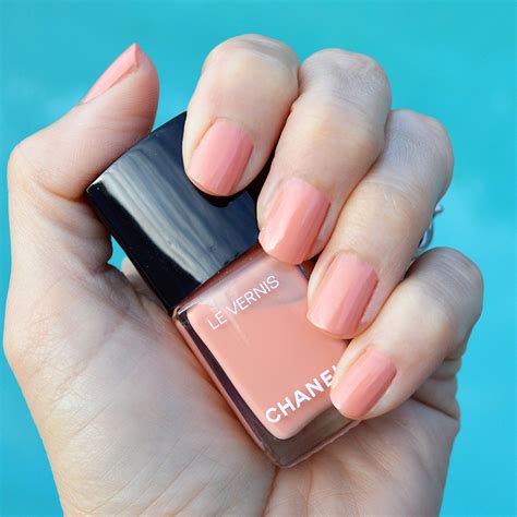 chanel nail polish tulle swatch|Chanel feno nail color.